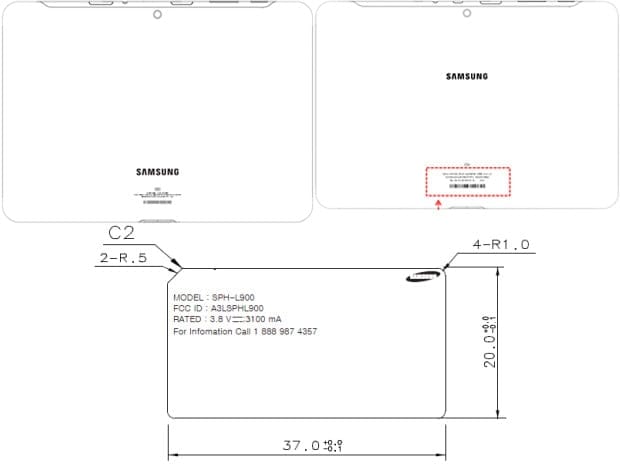 US Cellular and Sprint Galaxy Note 2 found out at FCC, as also Samsung SPH-P500 and SCH-i915 tablets