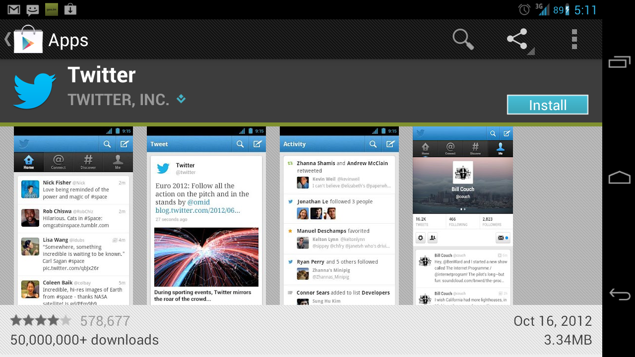 Twitter Android App updated, brings pinch-to-zoom feature for pics