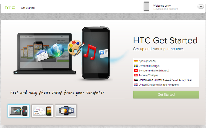 HTC provides a guide to set up your new HTC Android Phone with help of PC