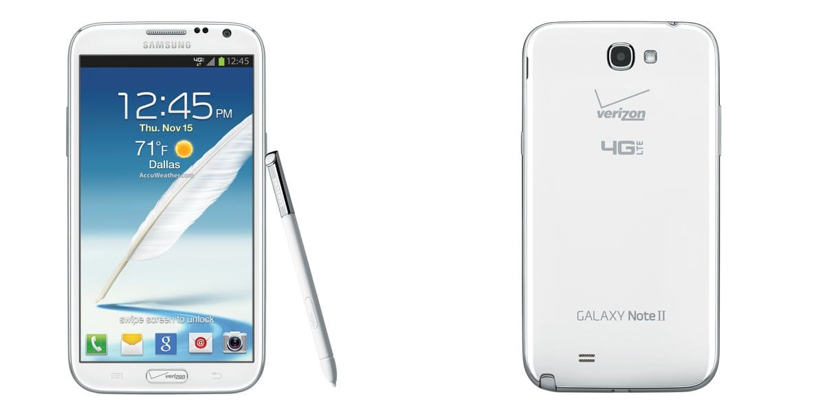 Official Pics of Verizon Galaxy Note 2 confirm the ugly fact that there is a Verizon logo on home button