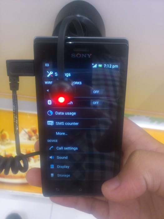 Xperia SMS counter