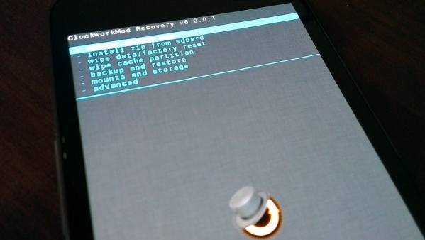 HTC Droid DNA Clockworkmod Recovery (CWM)