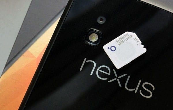 O2 UK Nexus 4 comes with SIM Unlocked