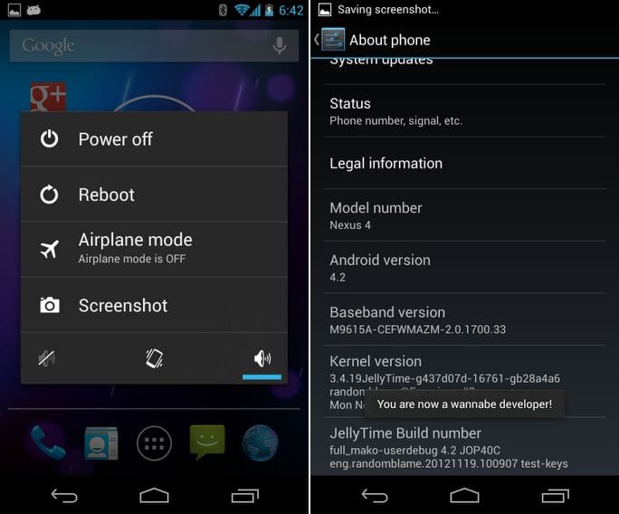 Nexus 4 gets first custom ROM: JellyTime