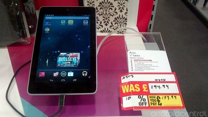 Nexus 7 32 GB Price drops to £179 in UK at Currys