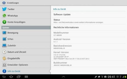 Samsung Galaxy Note 10.1 Jelly Bean Update now rolling out in Germany, labeled as XXBLJ9