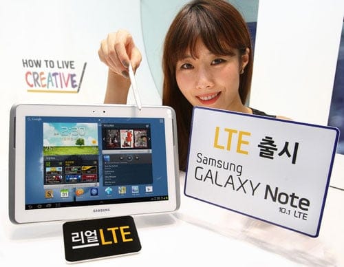 Samsung announces Galaxy Note 10.1 LTE for South Korea