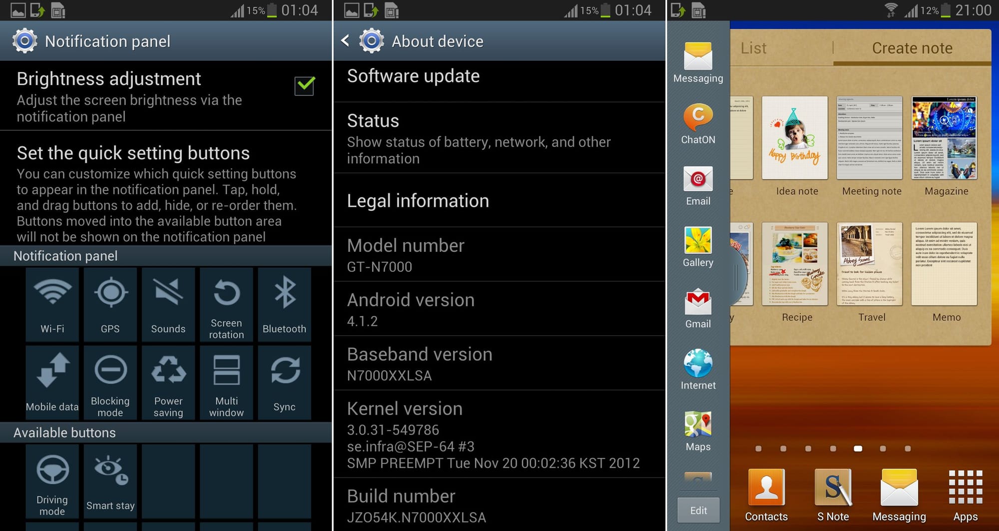 Official Jelly Bean test firmware leaked for the Galaxy Note N7000 – XXLSA