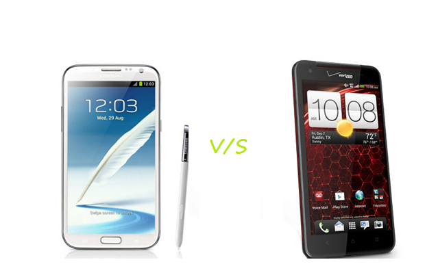 HTC Droid DNA Vs Samsung Galaxy Note 2