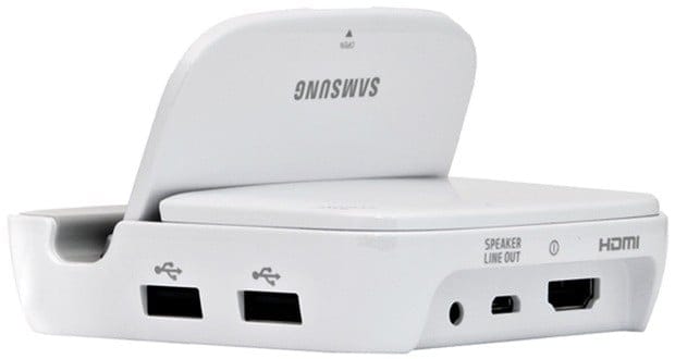 Samsung Galaxy Note 2 dock gets it a PC feel, a great utility for professional work