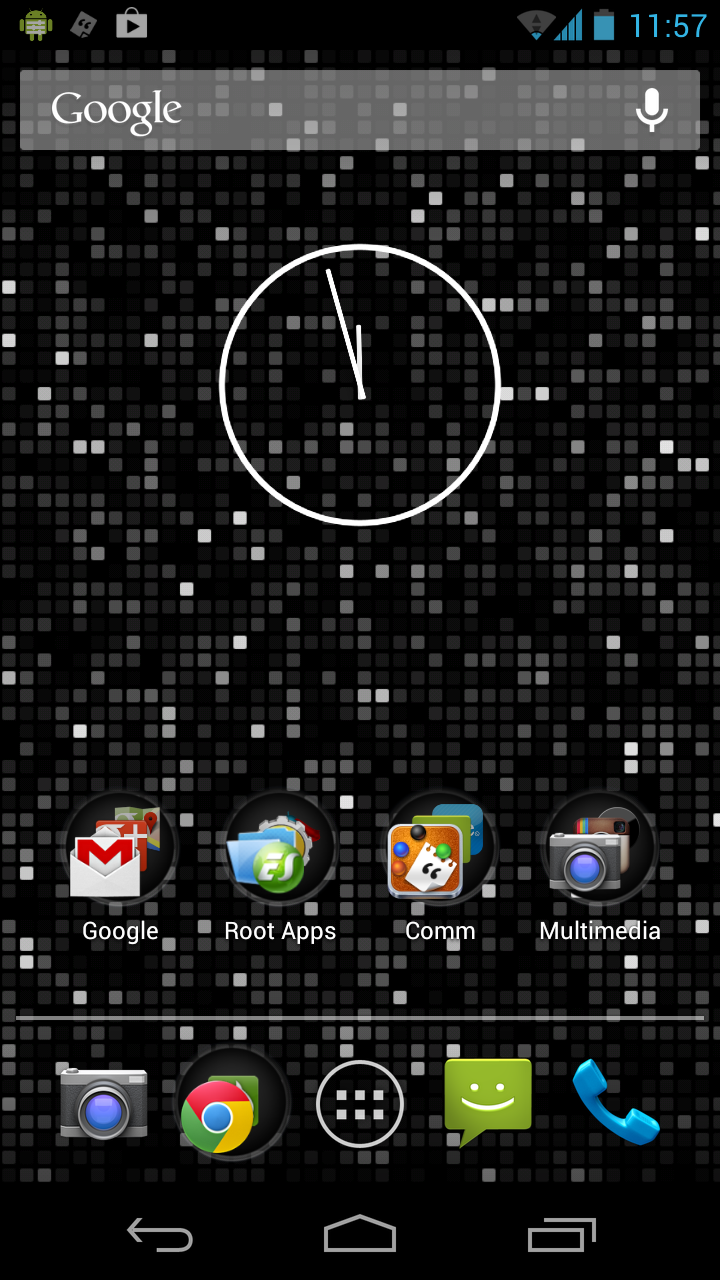 Nexus 4 back cover inspired live wallpaper — Nexus 4 Dot Live Wallpaper