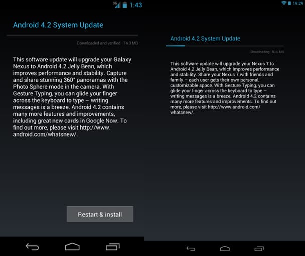 Android 4.2 now rolling out to Yakju Galaxy Nexus, Plus Factory image also available