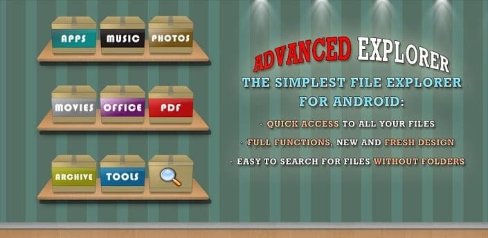 New File Manager Android App worth trying: Advanced Explorer