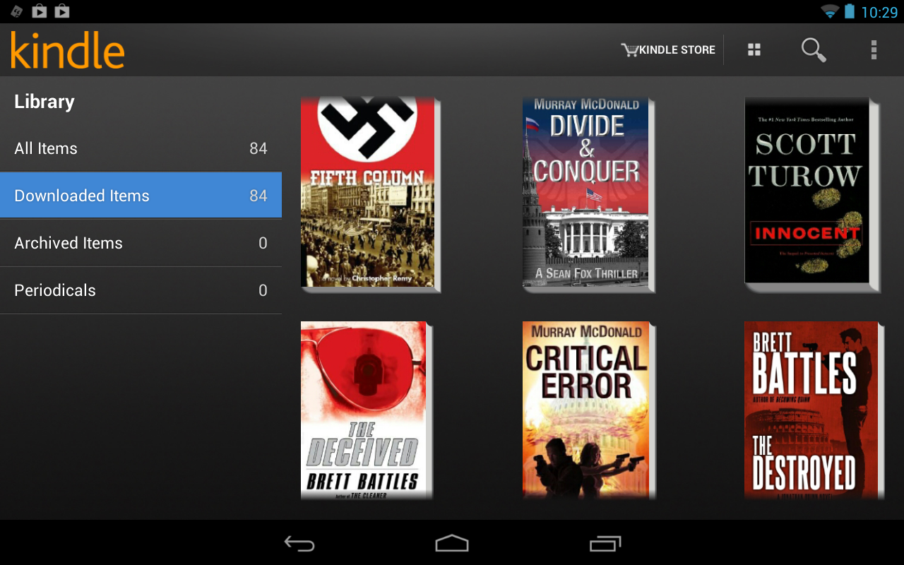 Convert any ebook for use with the Kindle Android app on the Nexus 7