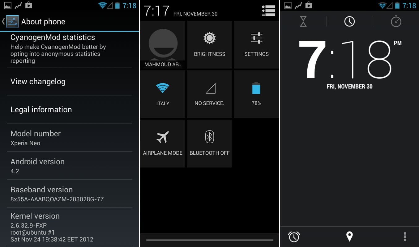 Update Xperia Neo to Android 4.2 with CyanogenMod 10.1