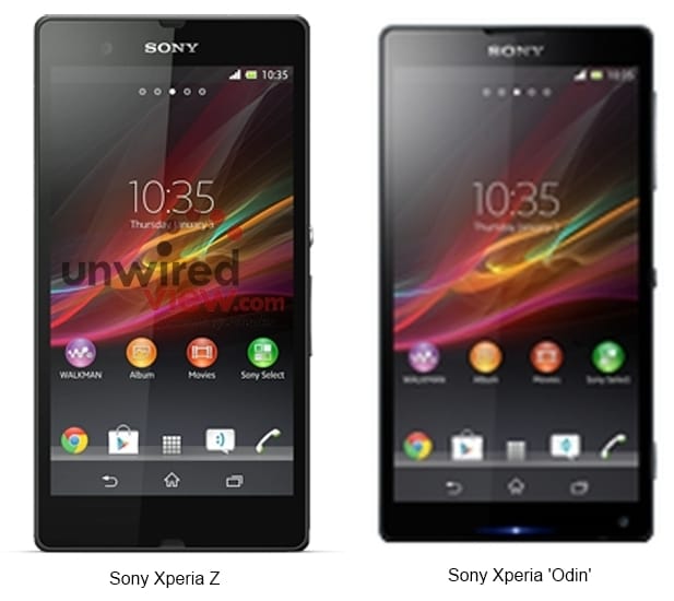 Official Pics of Sony Xperia Z and Xperia Odin found!