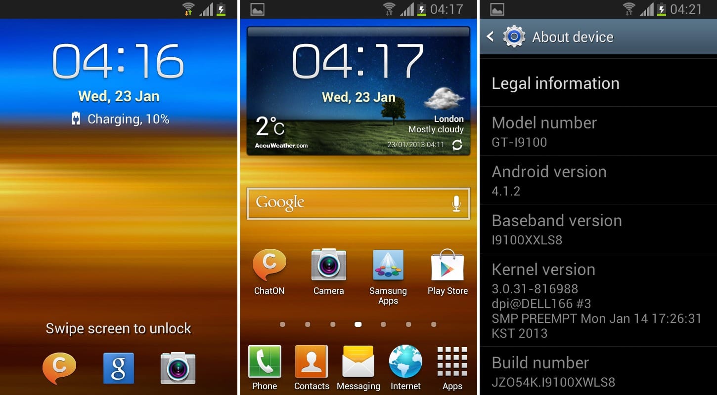 Android 4.1.2 Jelly Bean update rollout begins for Galaxy S2 I9100G [Guide]