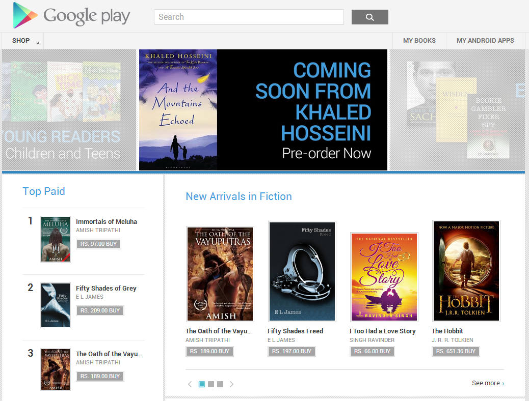 Google Play Books now available in India