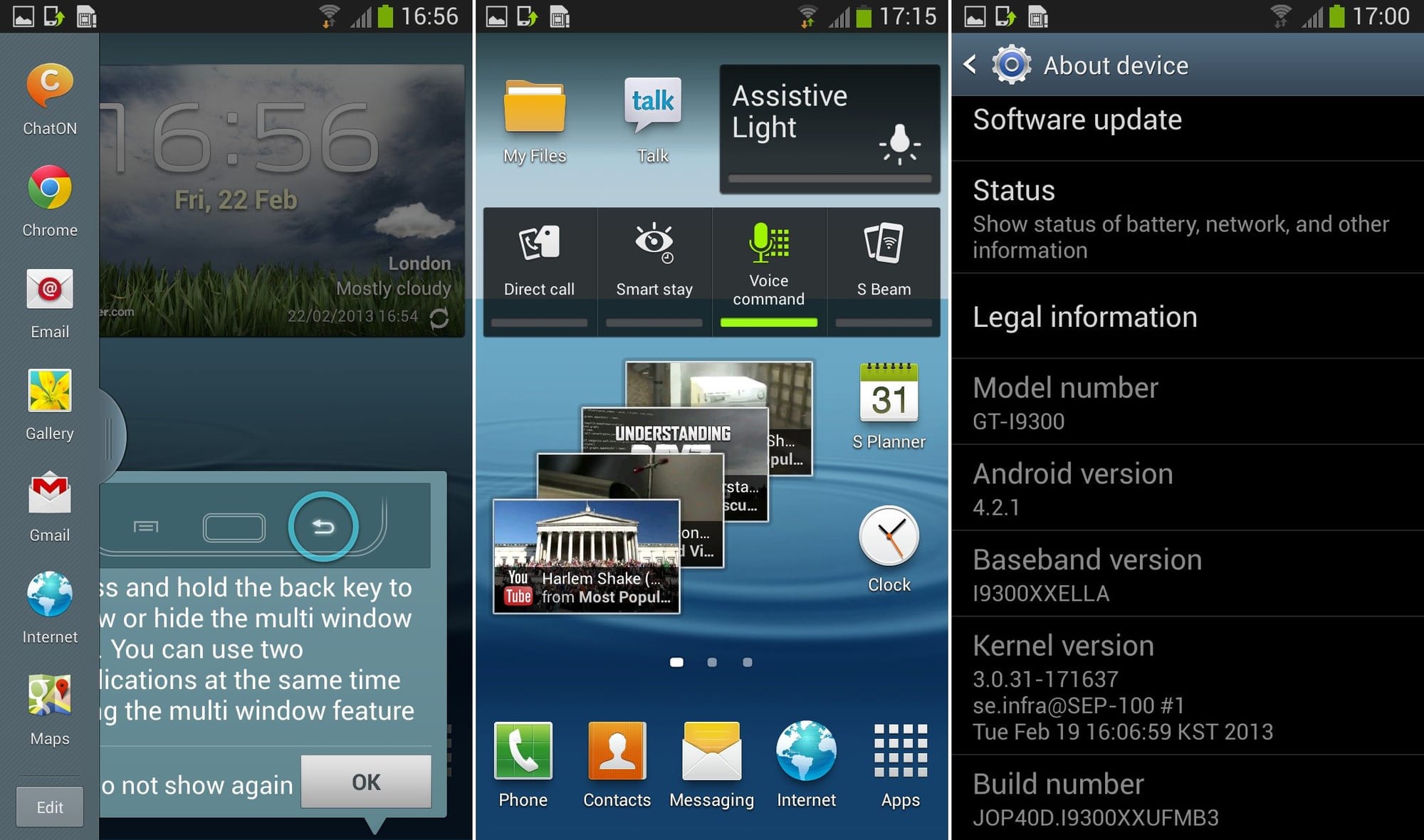 Samsung Galaxy S3 Android 4.2.1 Firmware leaked – I9300XXUFMB3