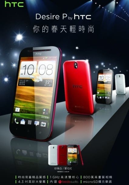 HTC Desire P Specs and Pics