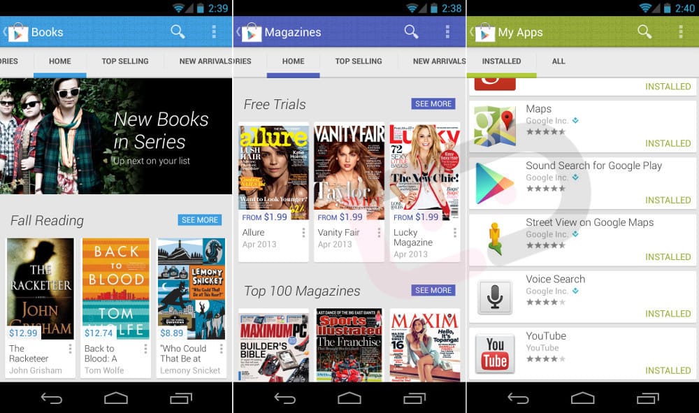 Google Play Store App getting a makeover with version 4.0 [Preview]