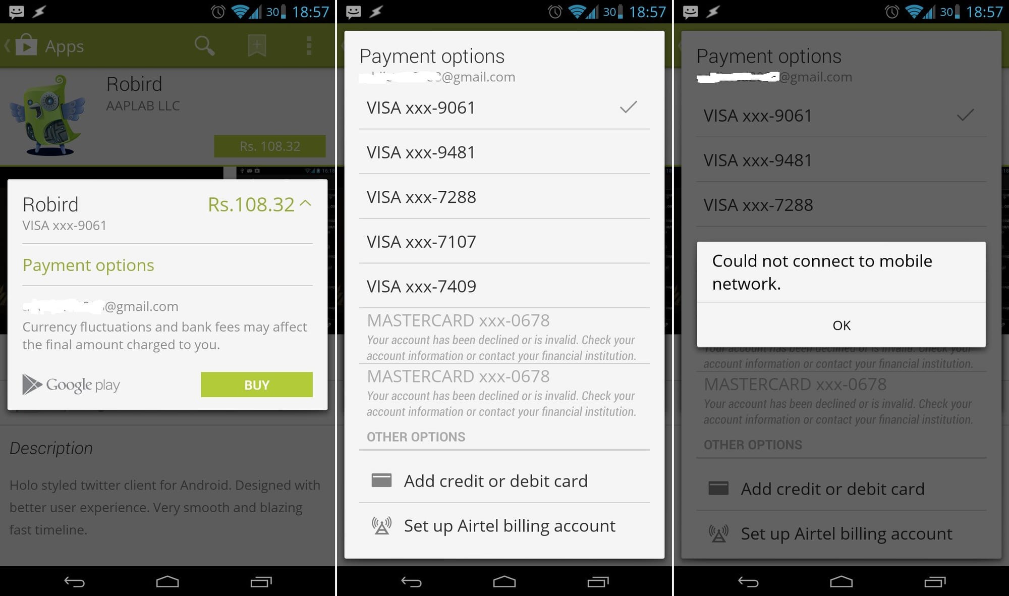 Carrier Billing support for India glimpsed in revamped Google Play Store