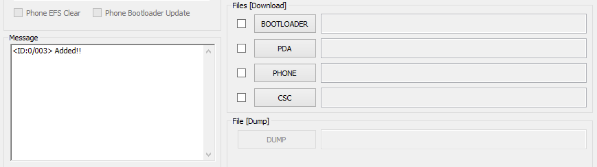 Odin 1.85 CF Auto Root Device Added