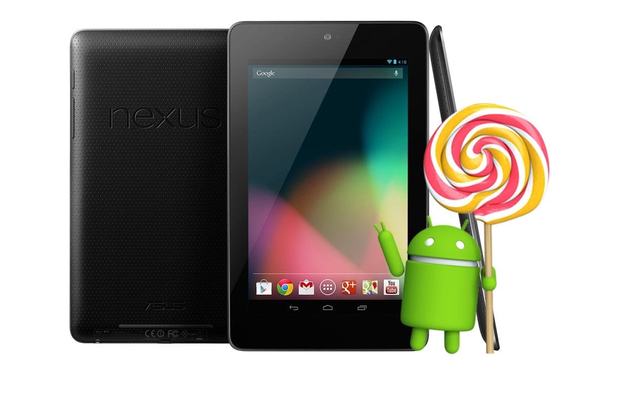 Android 5.0.2 Update Releases for Nexus 7 (WiFi) 2012