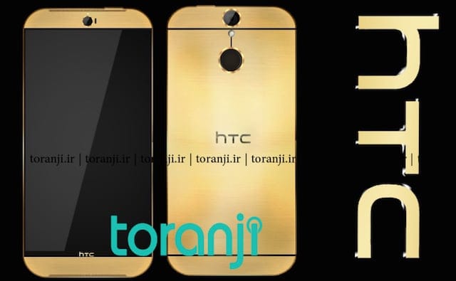 A Gold Colored HTC One M9 leaks!