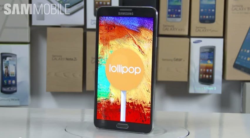 Samsung Galaxy Note 3 Android 5.0 Lollipop update rolling out now in Russia