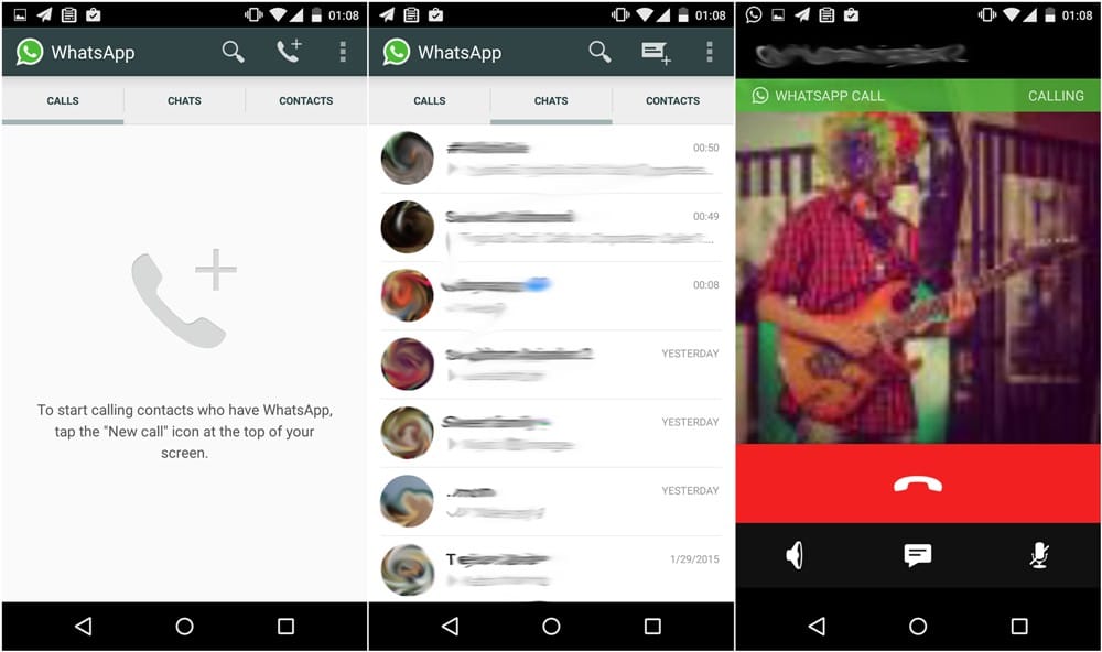 WhatsApp rolling out Call functionality to some users in India?