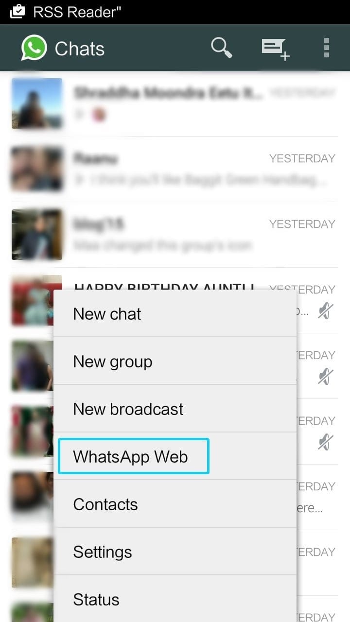 Download WhatsApp APK with WhatsApp Web option in Settings