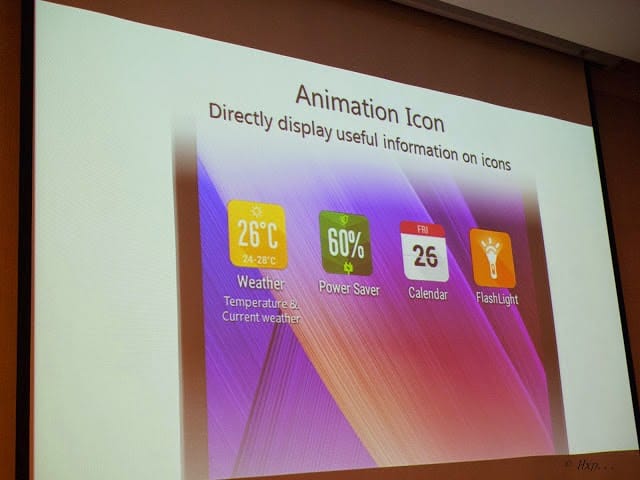 Asus Zenfone 2 Features - Animated Icons