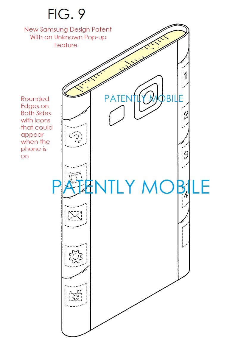 Galaxy S Edge could be based on this Samsung patent