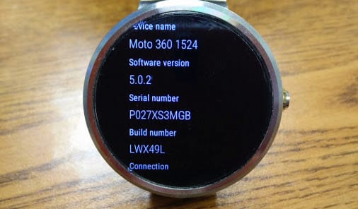 Moto 360, Gear Live and G Watch R receiving Android Wear 5.0.2 update