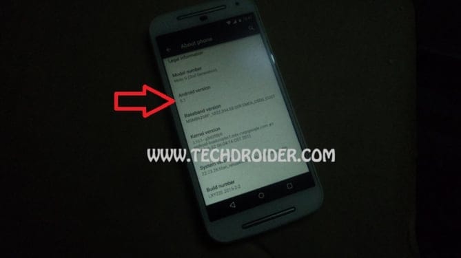 Android 5.1 spotted again, this time on a Moto G (2014)