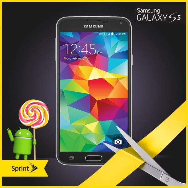 Sprint Galaxy S5 Android 5.0 Lollipop OTA coming in 8 hours, build number G900PVPU1AOA6