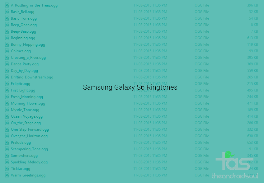 Download Samsung Galaxy S6 Ringtones