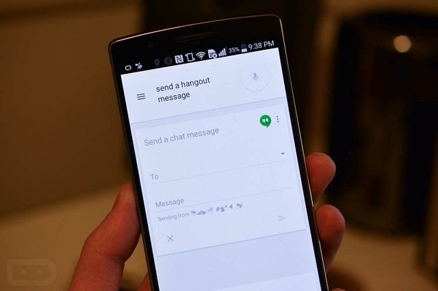 New Google Now Feature Supports Sending Hangout Messages Using Your Voice