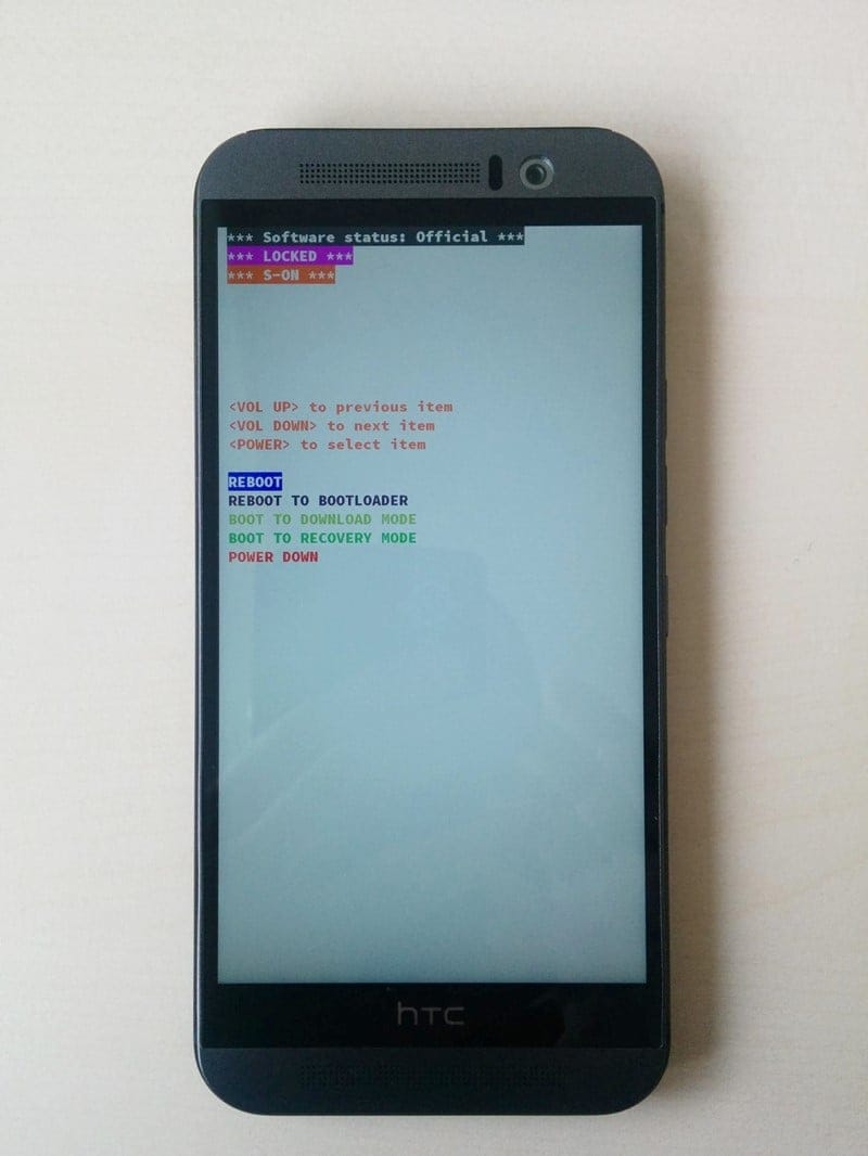 How to Boot into HTC One M9 Bootloader Mode