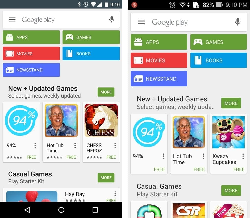 [APK] Google Play Store updated to 5.3.6, gets a few UI tweaks