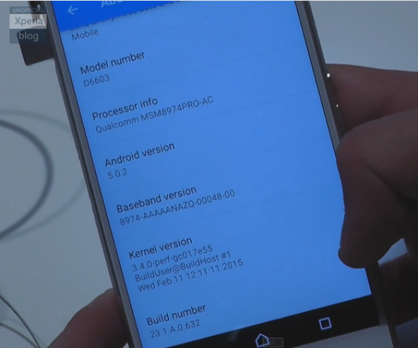 Sony releases video showing the Xperia Z3 with Android Lollipop 5.0.2