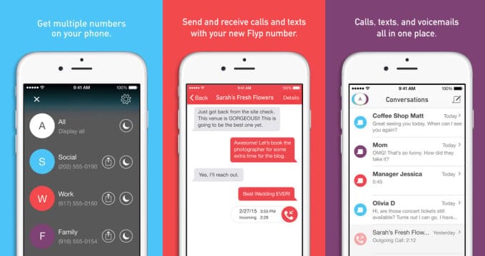 You Can Add Six Phone Numbers to Your Smartphone with Flyp App