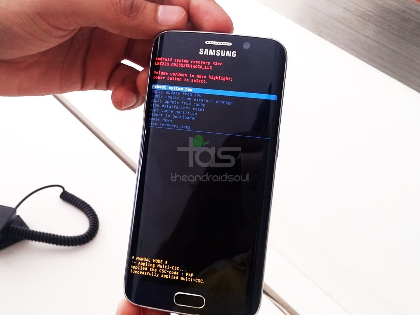 How to Boot Into Galaxy S6 and S6 Edge Recovery Mode