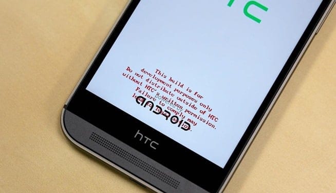 How to Remove Red Text Warning from HTC One M9 ABOOT