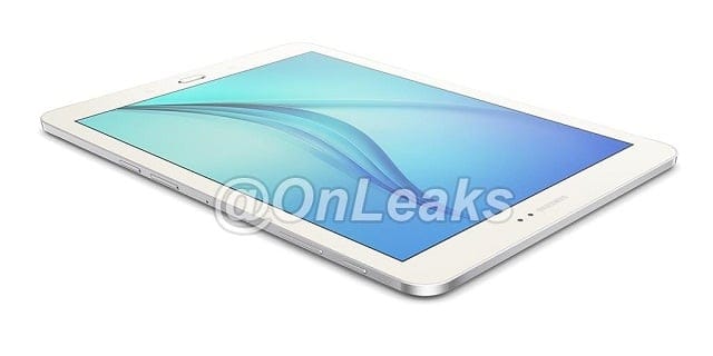 Alleged Samsung Galaxy Tab S2 Press Render Leaks Showing Possible Design