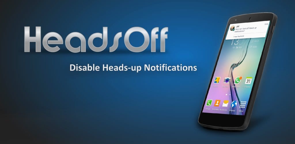 Disable Heads-Up Notifications on Lollipop with HeadsOff app without root