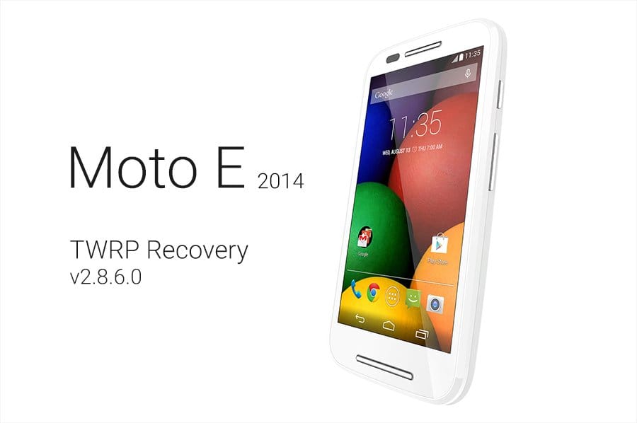 Latest Moto E (2014) TWRP recovery v3.0