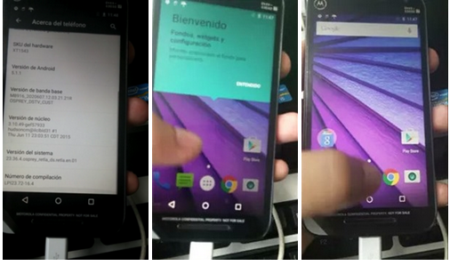 Moto G 3rd Gen. (2015) Specs, Pictures and Video leaked