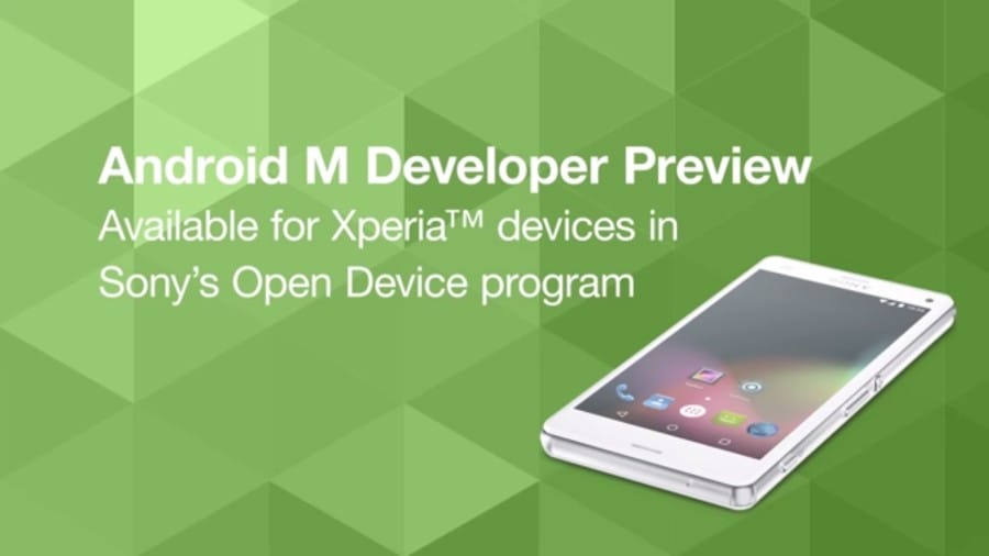 Sony launches Android M developer preview code into its open device program!